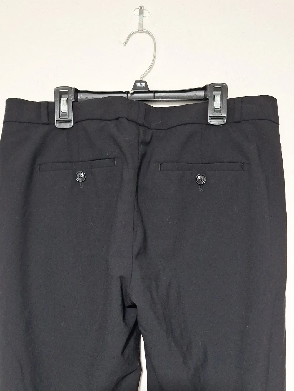 Banana Republic Black Logan Womens Dress Pants - Straight Leg
